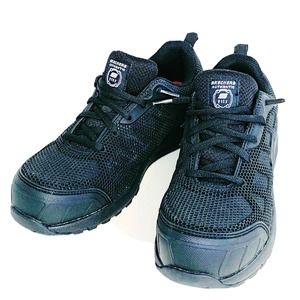 Womens Sketchers Steel Toe Work Shoes/sneakers Size 7.5 Black Comfy